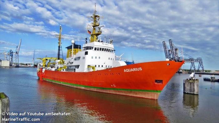 La nave della disperazione Aquarius : rotta verso la Spagna.