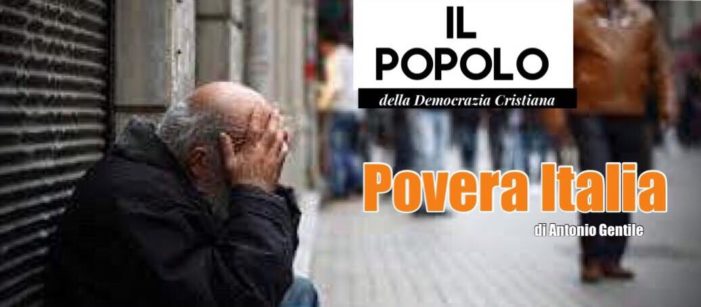 Dati Istat : 18 milioni di italiani a rischio povertà.