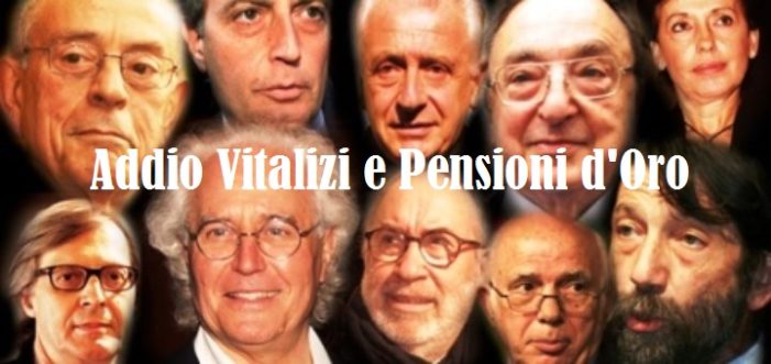Addio  Vitalizi agli ex deputati : la Presidenza della Camera ha approvato la delibera.