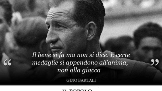 104 anni fa nasceva Gino Bartali,: un pezzo di storia italiana.