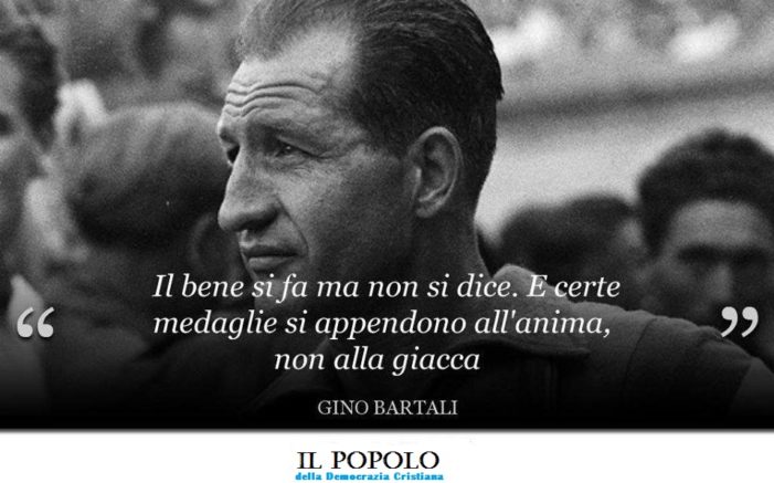 104 anni fa nasceva Gino Bartali,: un pezzo di storia italiana.