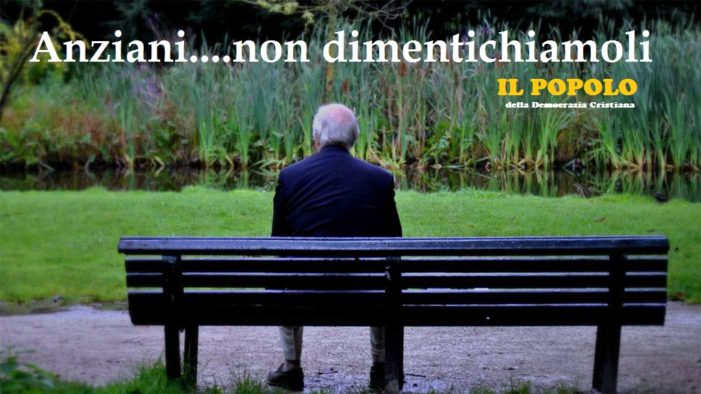 L’Italia invecchia e dimentica : gli anziani hanno bisogno di affetto.