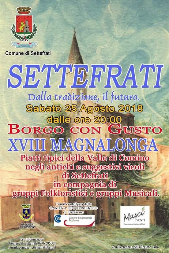 Settefrati (Fr) : parte la 18° edizione della Magnalonga.