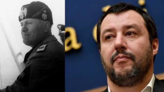 Salvini come Mussolini ? La tentazione di forgiare gli italiani o solo un modo di fare ?