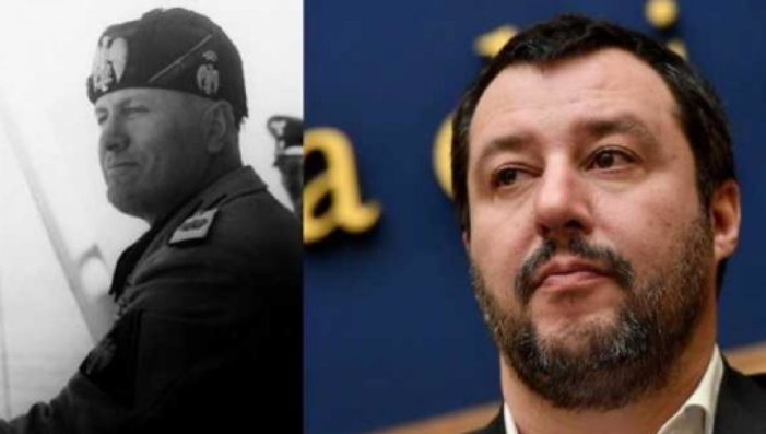 Salvini come Mussolini ? La tentazione di forgiare gli italiani o solo un modo di fare ?