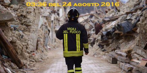 Alle 3:36 del 24 agosto 2016 terremoto magnitudo 6.0 colpisce l’Italia centrale : Amatrice al suolo.