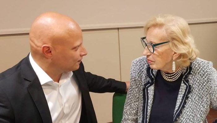 Il Segretario organizzativo nazionale Vicario della Democrazia Cristiana Pasquale Montalto ha incontrato Maria Romana De Gasperi