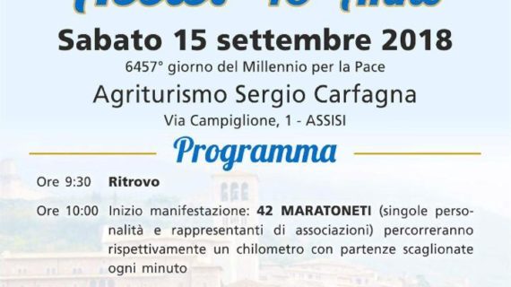 18° EDIZIONE : MILLENIUM MARATHON FOR PEACE.