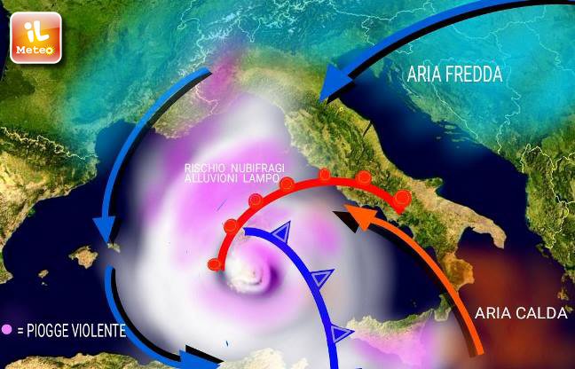 Previsioni meteo, super ciclone Medicane nel Mediterrano: “Un uragano, prima volta nella storia”.