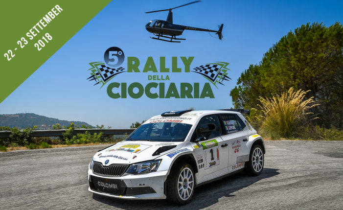 Il 5° Rally della Ciociaria in scena il 22-23 settembre 2018.