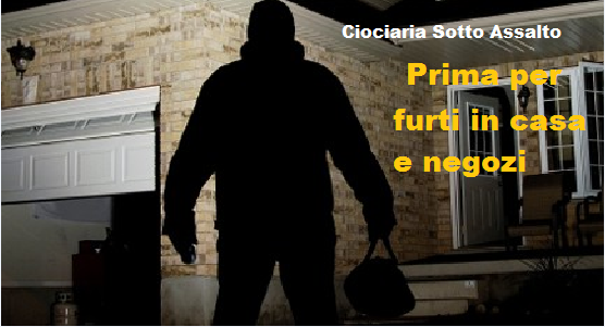 Lazio: Rapine e furti in casa, primato Ciociaro. La provincia prima nel Lazio, poi viene Rieti. Lazio: Rapine e furti in casa, primato Ciociaro. La provincia prima nel Lazio, poi viene Rieti.