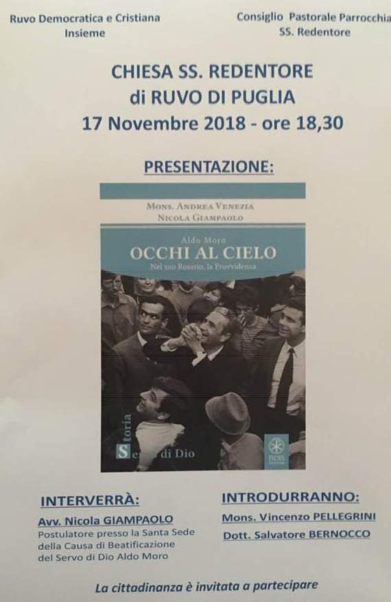 ALDO MORO: “OCCHI AL CIELO”. Sapienza dei piani alti della Provvidenza.