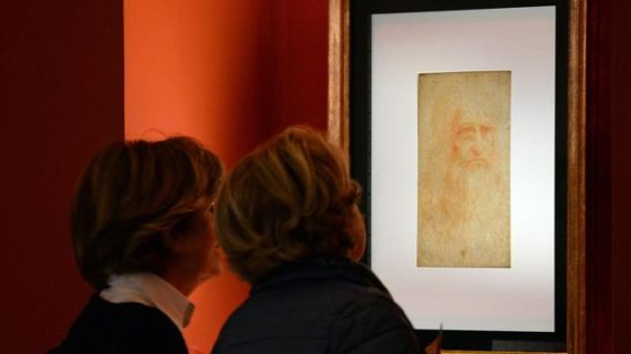 Torino: il celebre Autoritratto di Leonardo sarà esposto ad Aprile 2019.