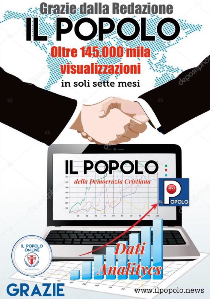 Un’ondata di entusiasmo per il Popolo della Dc: la redazione festeggia i 7 mesi, con visualizzazioni da urlo.