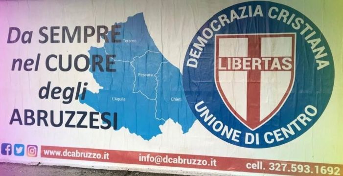 Elezioni regionali abruzzesi di domenica 10 febbraio 2019: il ritorno della Democrazia Cristiana !