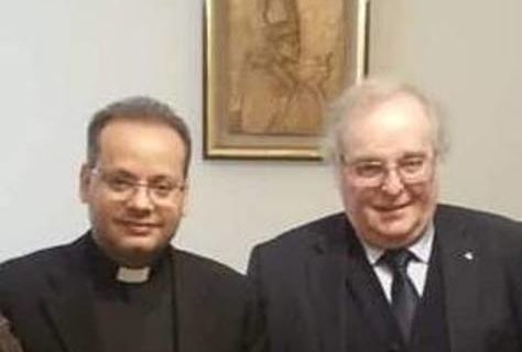 Il Segretario nazionale D.C. ANGELO SANDRI ha fatto visita ad importanti esponenti della Curia vaticana.