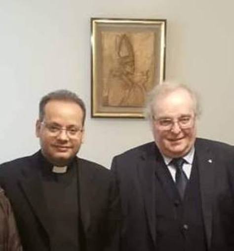 Il Segretario nazionale D.C. ANGELO SANDRI ha fatto visita ad importanti esponenti della Curia vaticana.