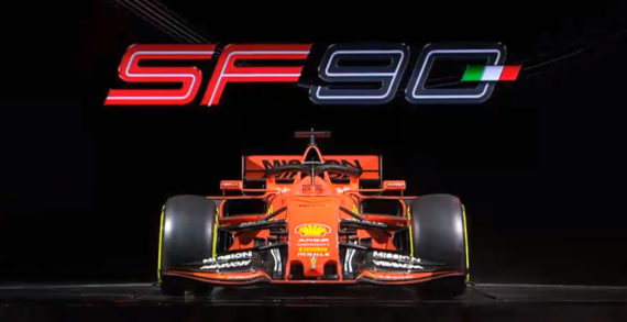 Maranello: la Ferrari presenta la nuova la nuova SF90 di Vettel e Leclerc per il Mondiale 2019. Maranello: la Ferrari presenta la nuova la nuova SF90 di Vettel e Leclerc per il Mondiale 2019.