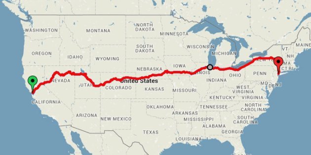 Un viaggio Coast to Coast, attraverso gli USA: tutto in treno, gustando il magnifico panorama.