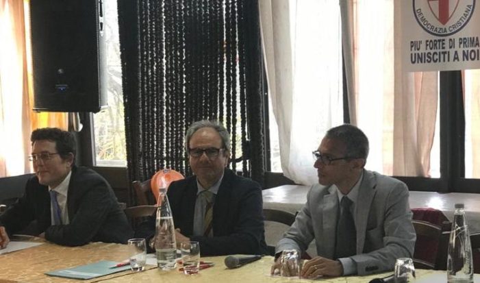 IN CORSO DI SVOLGIMENTO A SANTA LUCIA DEL MELA (IN PROVINCIA DI MESSINA) IL PREANNUNCIATO INCONTRO DELLA DEMOCRAZIA CRISTIANA DELLA REGIONE SICILIA.