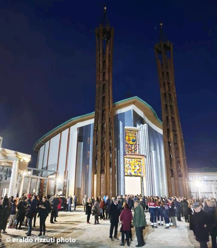 E’ stata inaugurata a Lamezia Terme (CZ) la prima “Cattedrale d’acciaio” costruita in Italia dedicata a San Benedetto.