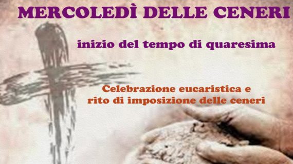 Il mercoledì delle Ceneri segna il principio della Quaresima.