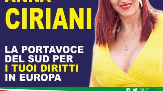 Per una politica di verità e giustizia: un voto ad ANNA CIRIANI !