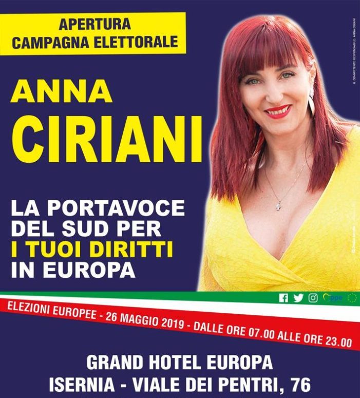 Per una politica di verità e giustizia: un voto ad ANNA CIRIANI !