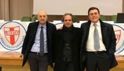 Interessante e proficuo scambio di opinioni tra il Segretario della D.C. di Messina Avv. FILIPPO ROTELLA ed il Segretario nazionale D.C. ANGELO SANDRI.