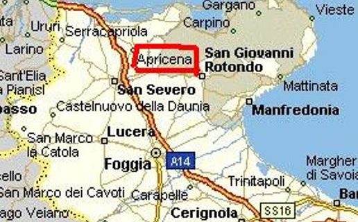 APPELLO DISPERATO DA PARTE DI UN CITTADINO DI APRICENA (PROVINCIA DI FOGGIA)