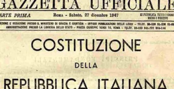 “IL POPOLO” della Democrazia Cristiana ricorda che il 27 dicembre 1947 veniva promulgata la Costituzione della Repubblica italiana !