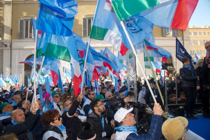 CONFSAL: UN “FRONTE” COMUNE A DIFESA DEL MONDO DEL LAVORO