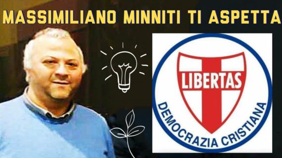 Prende quota a Chieti una nuova candidatura di area democristiana a Sindaco della città nella persona del Rag. Massimiliano Minniti (Segretario prov.le Sviluppo e Organizzazione della D.C. provincia di Chieti)