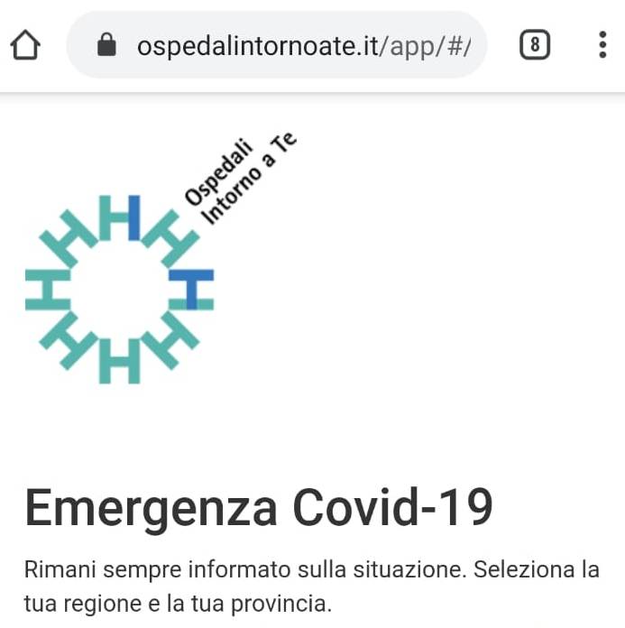 ANTONIO AQUILINO (D.C. Milano): UNA “APP” CHE CI PERMETTE DI MONITORARE L’EMERGENZA COVID-19 NONCHE’ I PRESIDI SANITARI ESISTENTI ED IN FUNZIONE IN TUTTA ITALIA.