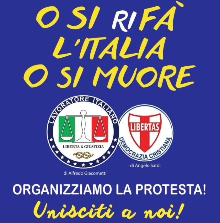 “DILLO AL POPOLO” * CARLO ANGELONI: CHE IL CIELO CI AIUTI !