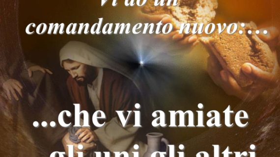 Il Vangelo di vn 15 maggio 2020: “Amatevi gli uni gli altri”.