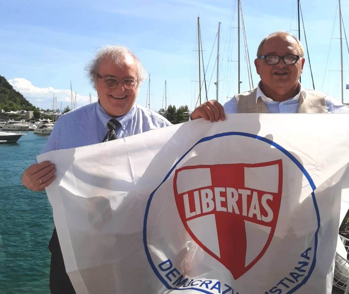 Un utile e proficuo incontro politico si è svolto a Portopiccolo (Trieste) tra Robert Flavio Paltrinieri (NDC) ed il Segretario nazionale D.C. Angelo Sandri