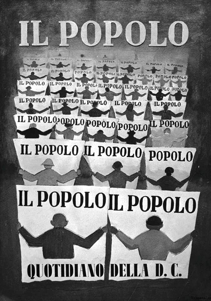 LA TESTATA GIORNALISTICA DE “IL POPOLO” DELLA DEMOCRAZIA CRISTIANA: CASSA DI RISONANZA DELLE POLITICHE PER UN POPOLO FELICE !