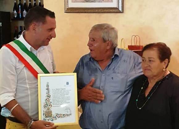 Una grande festa a Monteprandone (AP) per festeggiare il neo Cavaliere “al merito della Repubblica” Franco Caponi (nonchè la sua gentile consorte Francesca).