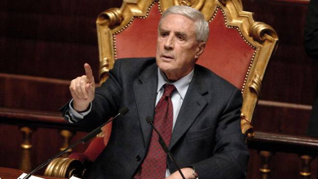 Franco Marini “Il lupo marsicano della politica” sempre forte e gentile da buon abruzzese.