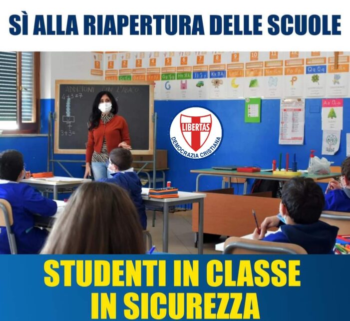 Si avvicina con una certa apprensione l’appuntamento di mercoledì 7 aprile 2021 con la riapertura delle scuole per tanti bambini della regione Campania