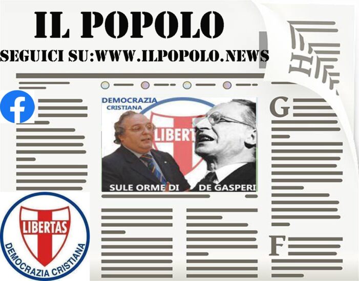 LASCIA ANCHE TU UN COMMENTO SUL NOSTRO GIORNALE “IL POPOLO”: E’ MOLTO IMPORTANTE PER OTTENERE UNA SOCIETA’ MIGLIORE E MAGGIORMENTE A MISURA D’UOMO !