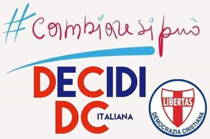 UN MESSAGGIO DALLA DEMOCRAZIA CRISTIANA DELLA PROVINCIA DI COSENZA : CAMBIARE E’ POSSIBILE !