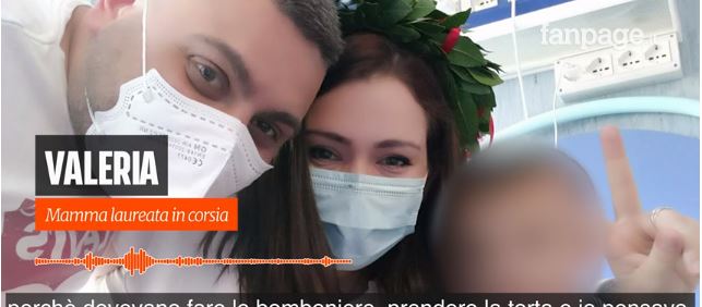 Il figlio è ricoverato in ospedale e la mamma si laurea in videoconferenza dal “Santobono” di Napoli !