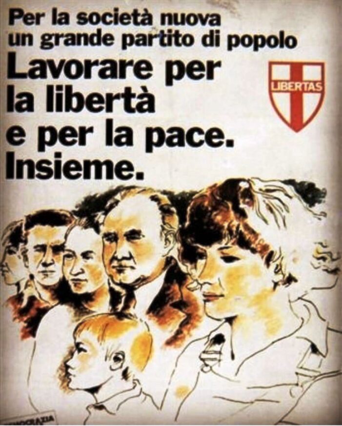 Democrazia Cristiana: necessario improntare l’attività politica al Bene Comune !