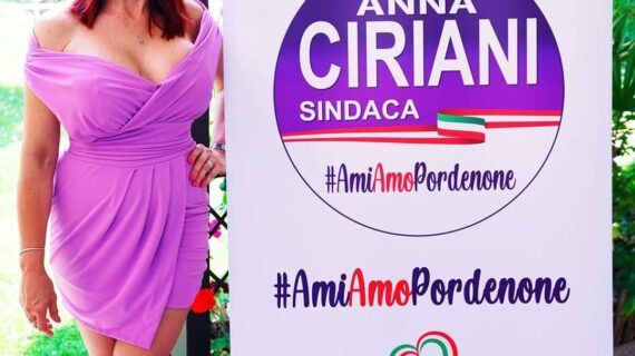 LA PROF.SSA ANNA CIRIANI CANDIDATO SINDACO ALLE PROSSIME ELEZIONI AMMINISTRATIVE CHE SI TERRANNO A PORDENONE NELL’OTTOBRE DEL 2021. 