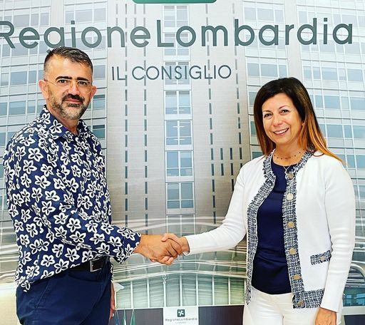L’On. Eduart Ndocaj (Democrazia Cristiana) ha incontrato il Consigliere regionale di Forza Italia in regione Lombardia Claudia Carzeri