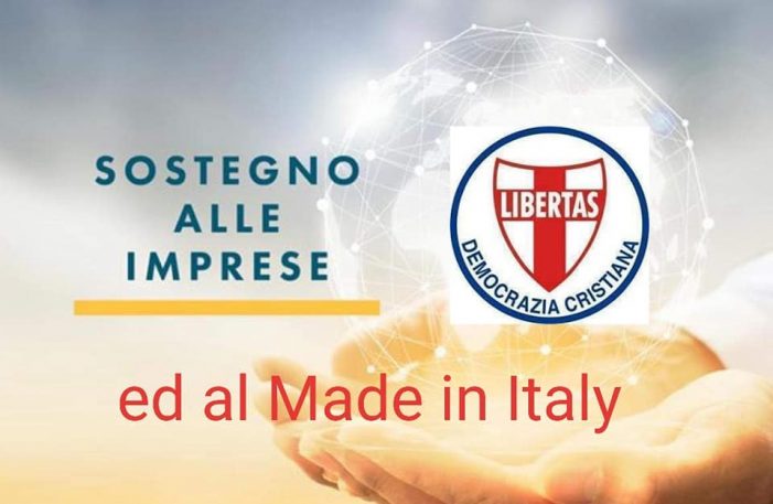 INTENSA ATTIVITA’ DEL DIPARTIMENTO DELLA DEMOCRAZIA CRISTIANA PER IL SOSTEGNO ALLE AZIENDE E PER LA TUTELA DEL MADE IN ITALY COORDINATO DA RAFFAELE VICEDOMINI (ROMA)