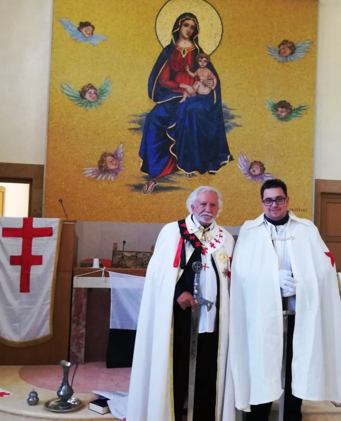 Al Monastero “Santa Maria Mater Gratiae” di Santa Marinella (Roma) conferito a Jacopo Dozio (Monza) il titolo di Cavaliere Angelico.