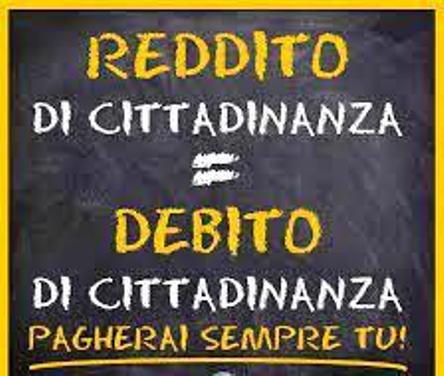 AUMENTA ANCORA IL “DEBITO DI CITTADINANZA” !